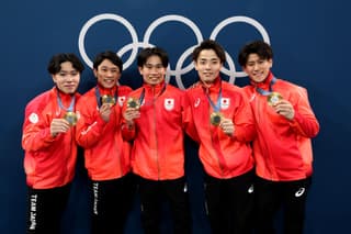 Japón es oro en la gimnasia artística por equipos varonil