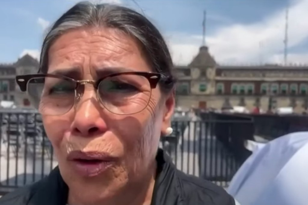 "López Obrador prometió entregarme a mi hijo y ahora no me quiere recibir": madre buscadora Ana María Maldonado - ana-maria-maldonado-madre-buscadora-zocalo-informe-2024-amlo-1024x683