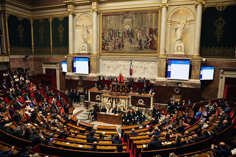 Vista de la Asamblea Nacional en Francia, en una imagen de archivo.