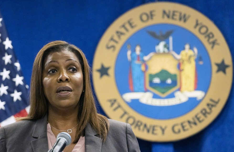 La fiscal de Nueva York, Letitia James, en una fotografía de archivo. EFE/ Justin Lane