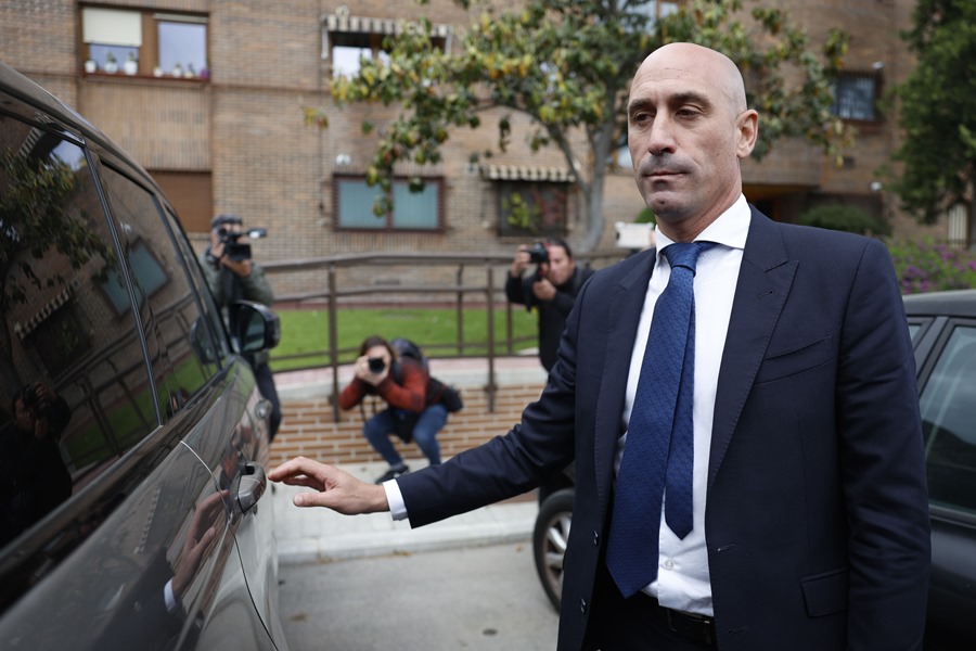 El expresidente de la Real Federación Española de Fútbol (RFEF) Luis Rubiales.