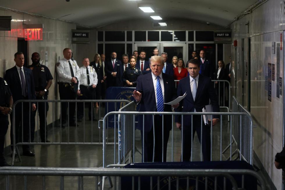 El expresidente de EE.UU., Donald Trump, en una fotografía de archivo. EFE/Spencer Platt/Pool