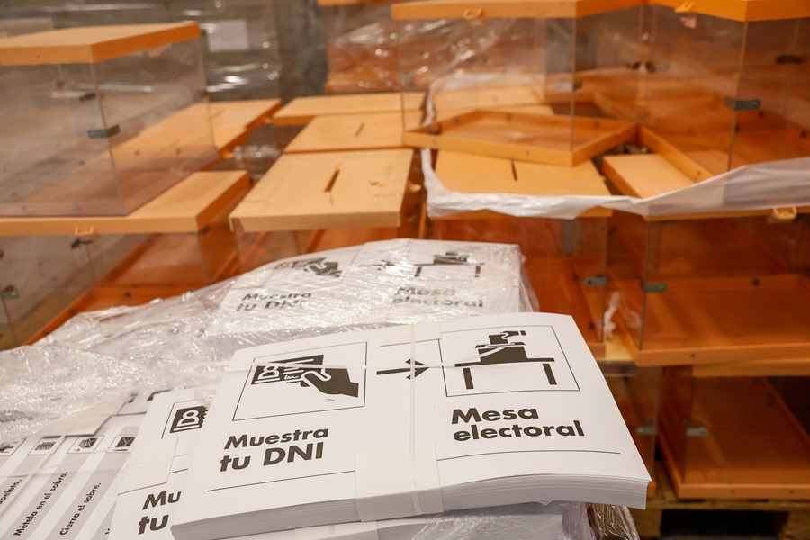 Urnas y papeletas para las elecciones locales y autonómicas celebradas el pasado mes de mayo en España