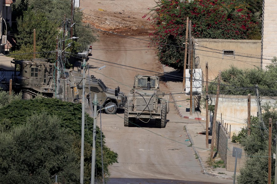 Tropas israelíes llevan a cabo una operación militar en la ciudad de Jenin, en Cisjordania