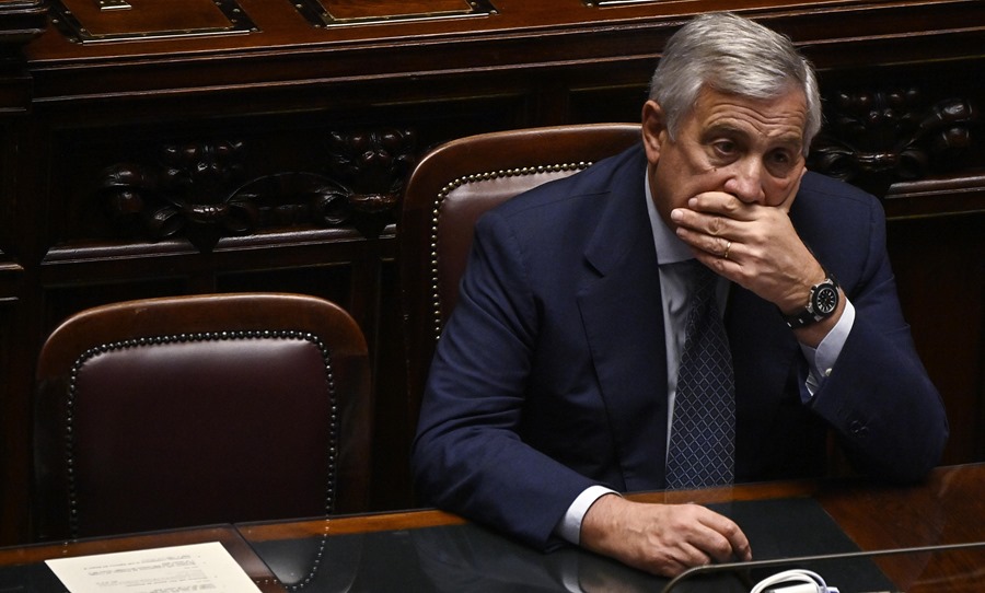 El ministro de Exteriores italiano, Antonio Tajani.