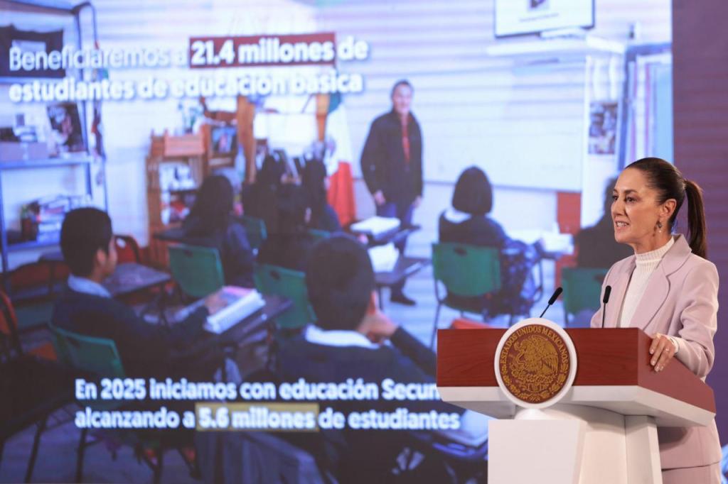 Sheinbaum anuncia nueva beca universal para alumnos de educación básica - claudia-sheinbaum-anuncia-las-nuevas-becas-rita-cetina-1024x682