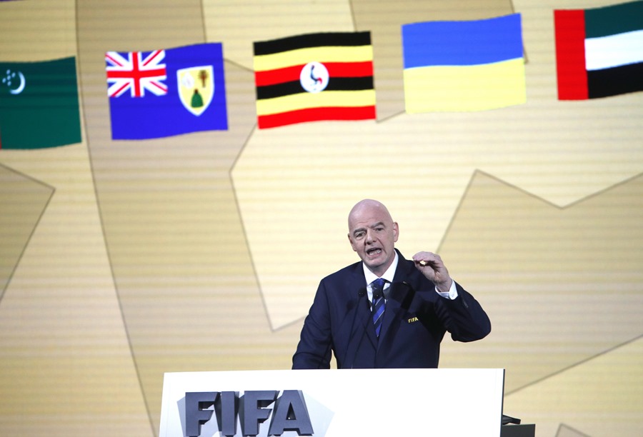 El presidente de la FIFA, Gianni Infantino