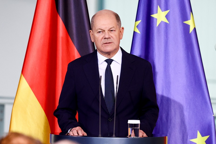 El canciller alemán, Olaf Scholz.