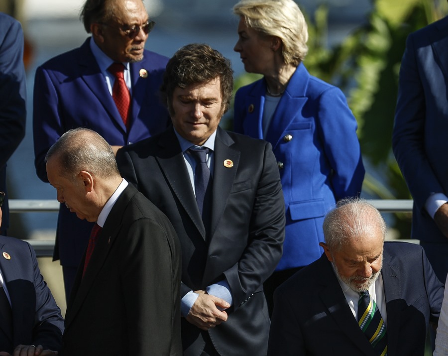 Milei en la cumbre del G20 de Rio de Janeiro