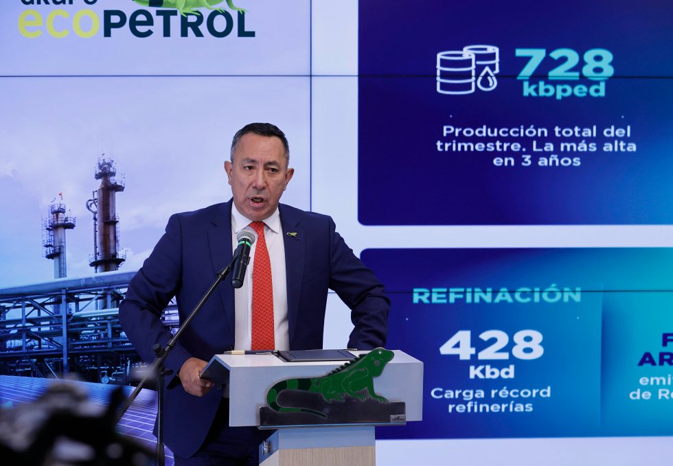 colombia-denuncia-petro-2 Fotografía de archivo que muestra a Ricardo Roa, presidente de Ecopetrol y exgerente de la campaña a la Presidencia de Colombia de Gustavo Petro. EFE/ Mauricio Dueñas Castañeda