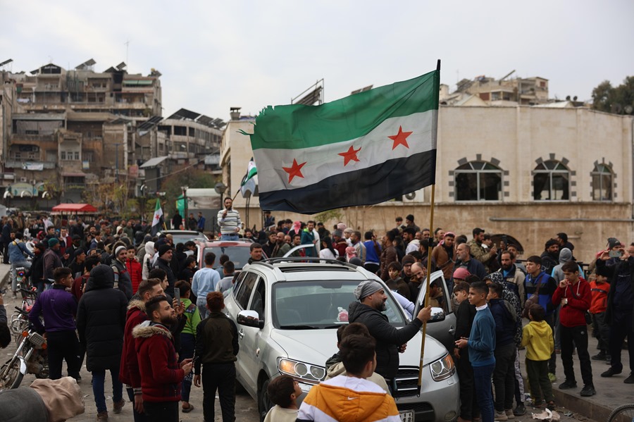 Vista de la ciudad de Hama, Siria.