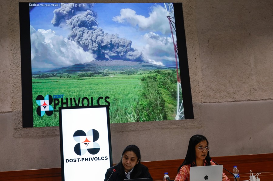 Erupción del volcán filipino Kanlaon