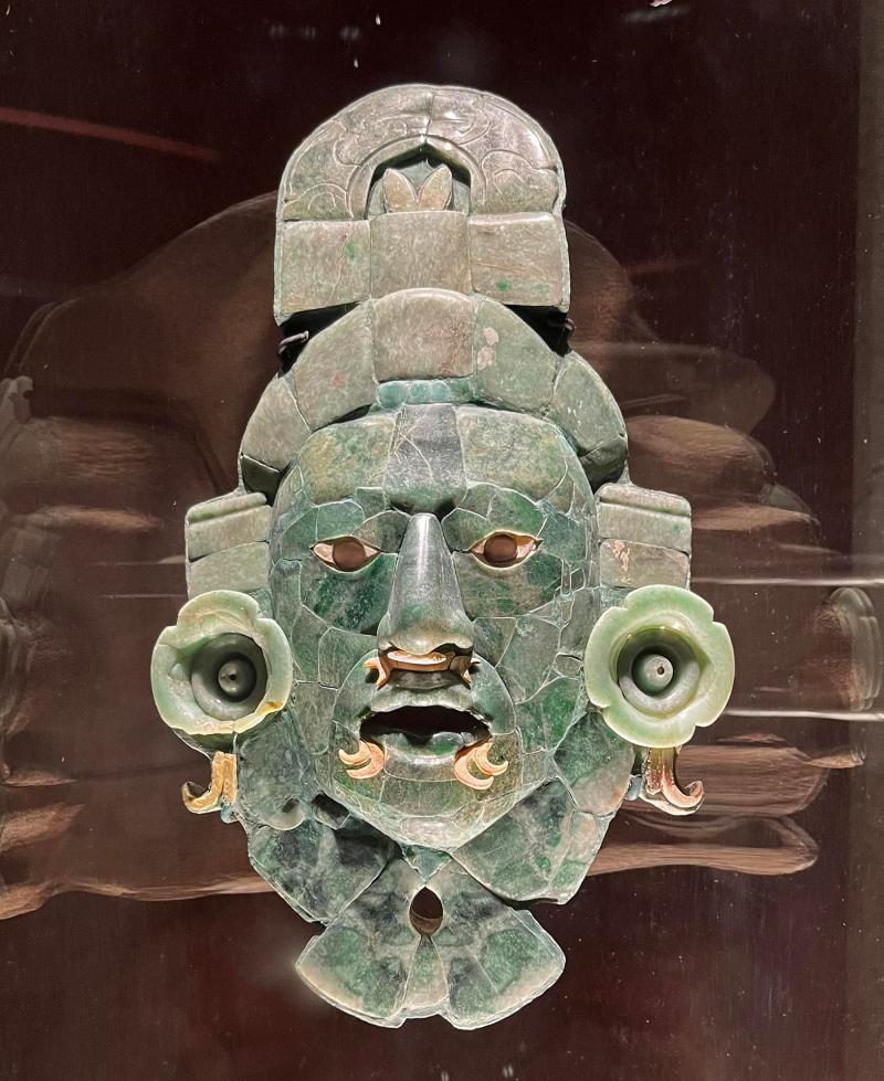 Museo en Campeche expone máscara de jade de Calakmul, pieza clave de la cultura maya - mascara-de-jade-de-calakmul-837x1024