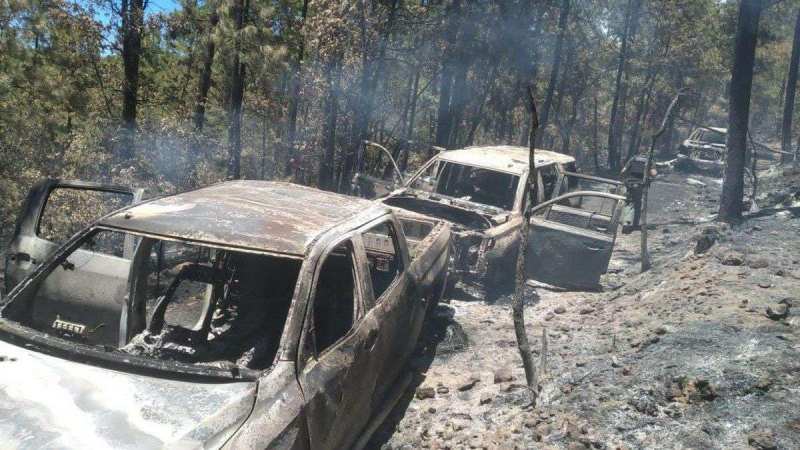 Queman 13 casas y vehículos en Madera, Chihuahua - quema-de-vehiculos-en-madera-chihuahua-1024x576