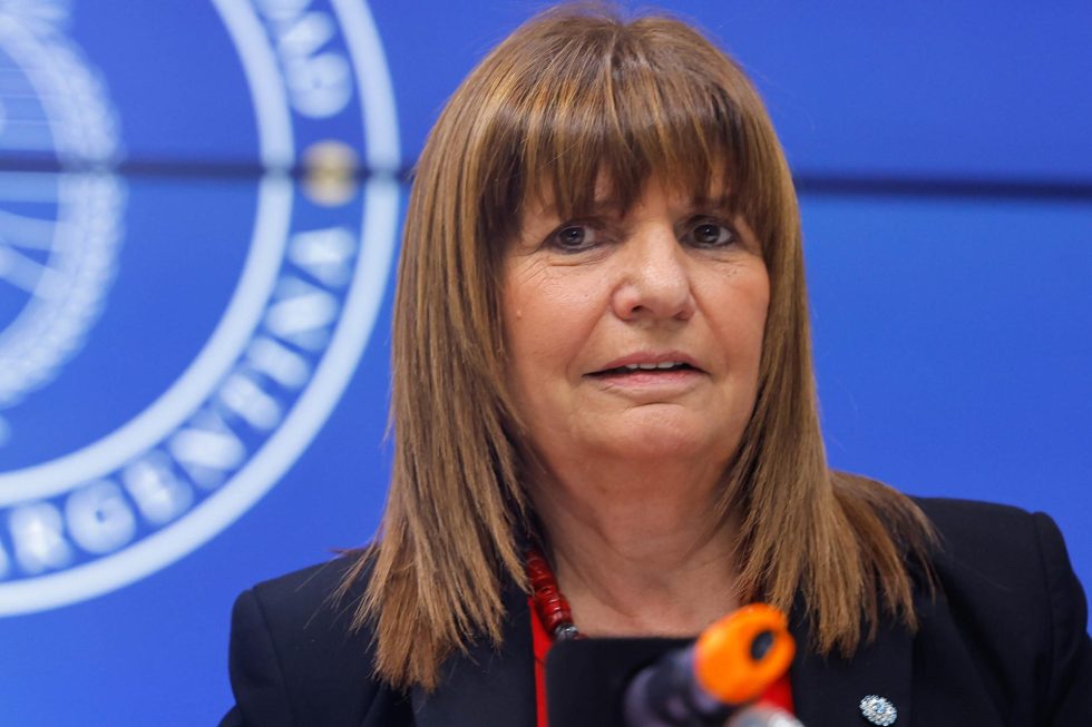 La ministra de Seguridad de Argentina, Patricia Bullrich, en una fotografía de archivo. EFE/Juan Ignacio Roncoroni