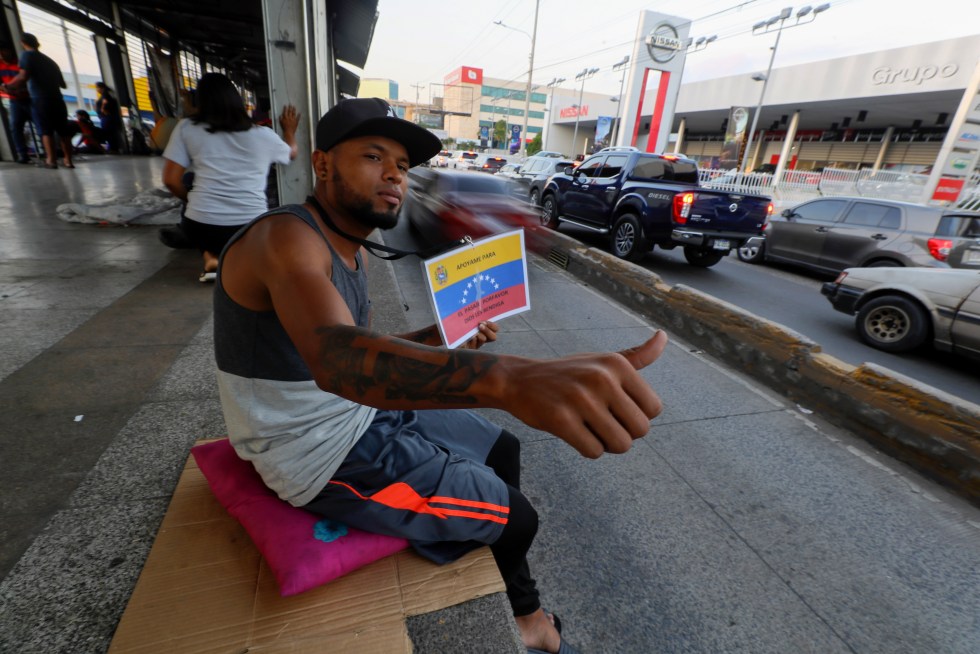 Vista de uno de los migrantes venezolanos que transitan por Latinoamérica rumbo a Estados Unidos, en una fotografía de archivo. EFE/ Gustavo Amador