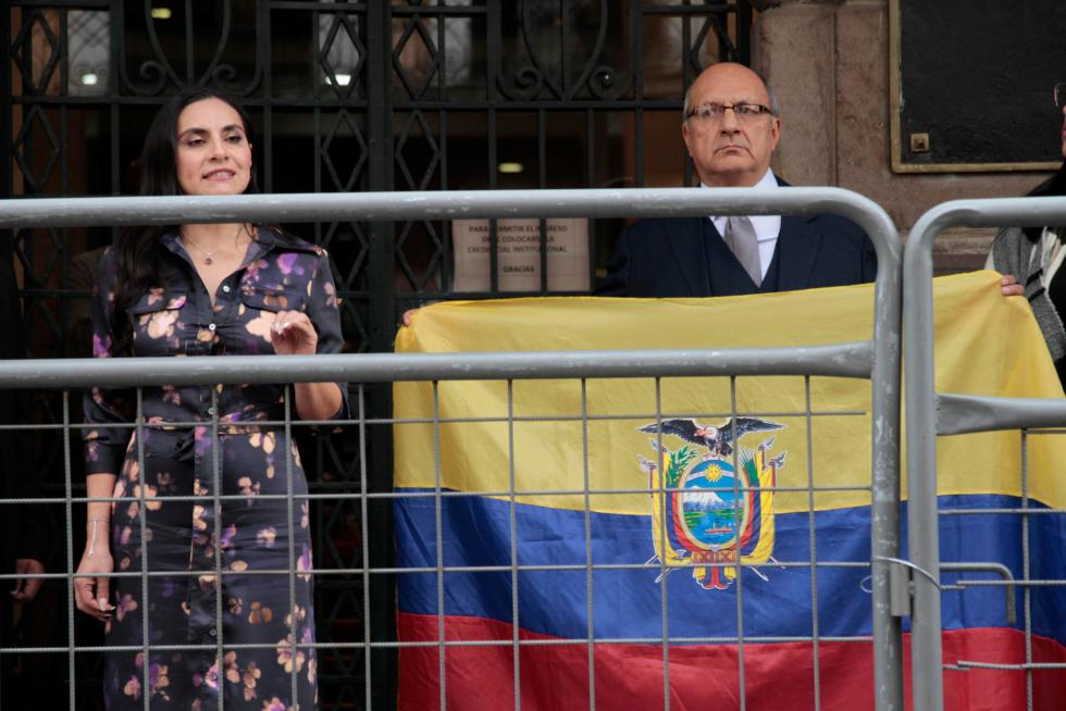 La vicepresidenta de Ecuador, Verónica Abad