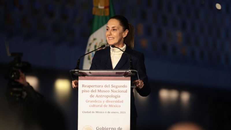 Claudia Sheinbaum reabre el segundo piso del Museo de Antropología e Historia - claudia-sheinbaum-reabre-el-segundo-piso-del-museo-de-antropologia-e-historia-de-mexico-1-1024x576