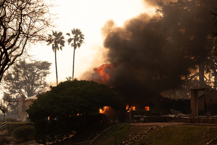 Incendio Hollywood Los Ángeles