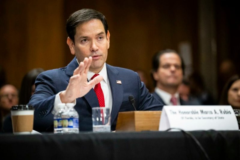 Canciller De la Fuente iniciará diálogo con Marco Rubio, secretario de Estado de EE.UU. - marco-rubio-carteles-mexicanos-eeuu-1024x683