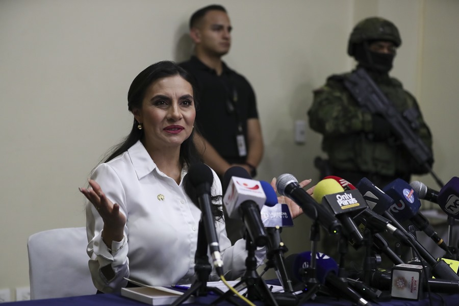 La vicepresidenta electa de Ecuador Verónica Abad