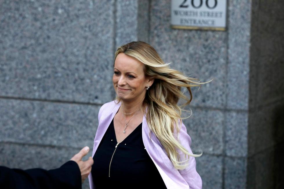 La actriz porno Stormy Daniels, en una fotografía de archivo. EFE/Peter Foley