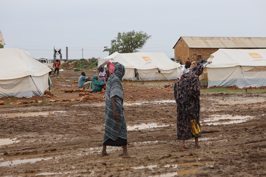 Vista de un campo de refugiados de Sudán donde se propaga la hambruna, en una fotografía de archivo. EFE/Str