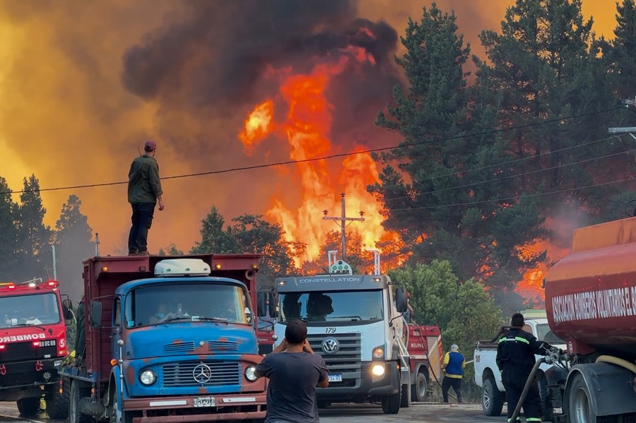 Incendios Patagonia Argentina