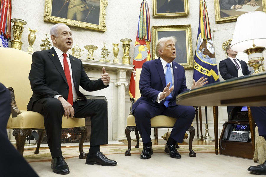 donald_trump_reunion_netanyahu Donald Trump advierte que Irán sería "aniquilado" si atenta contra su vida