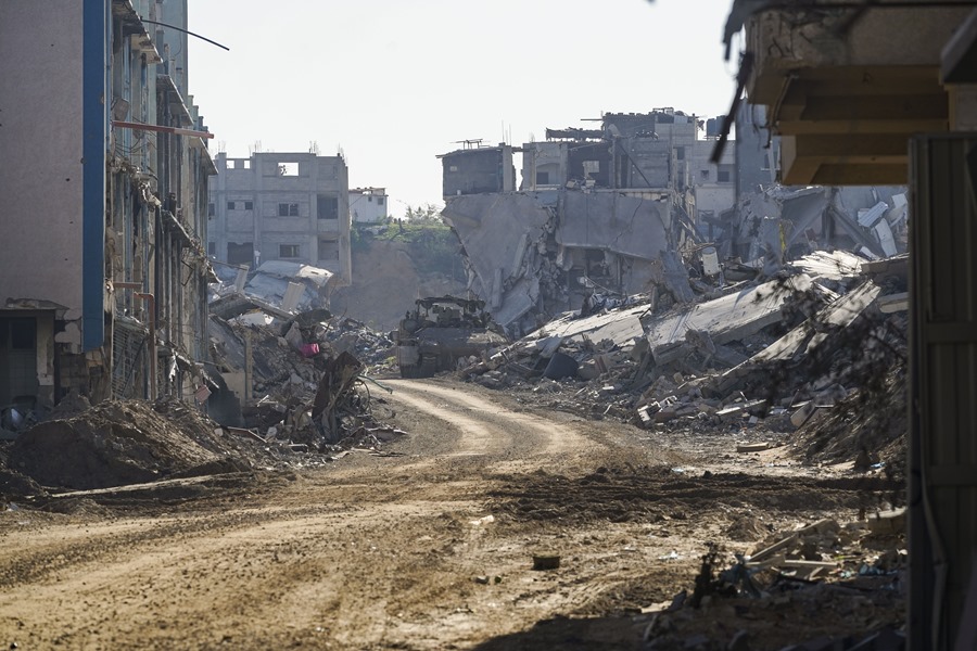 Fotografía de archivo de Yabalia, norte de la Franja de Gaza.