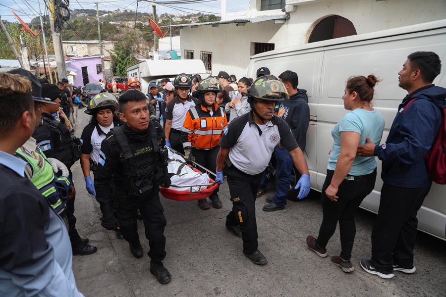 Accidente de autobús en Guatemala