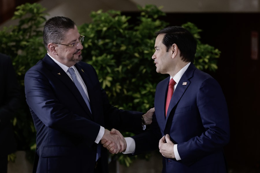 marco_rubio_rodrigo_chaves EE.UU. colaborará con Costa Rica en temas de ciberseguridad, migración y narcotráfico