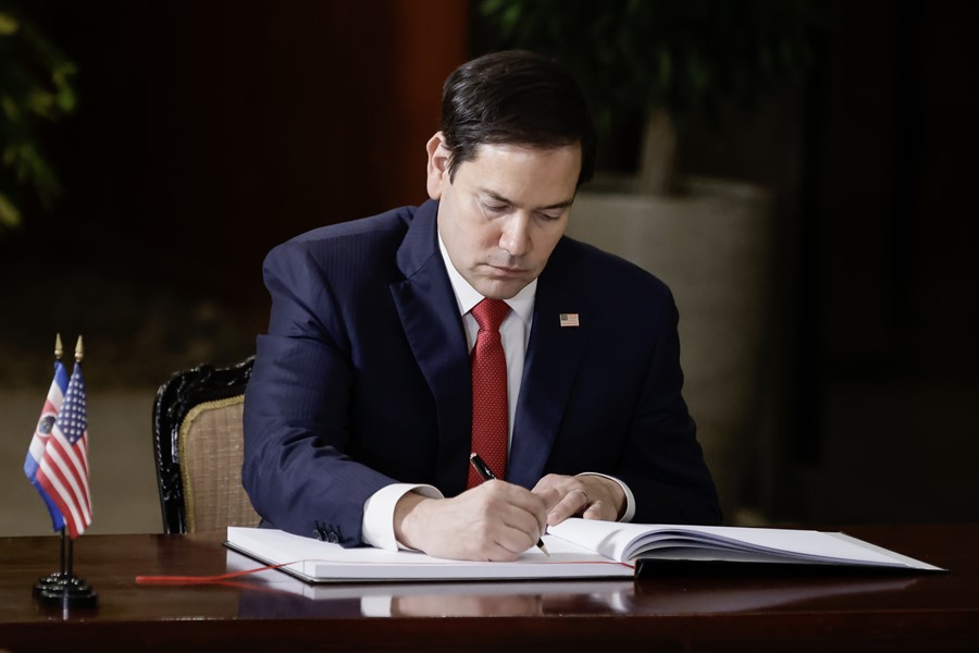 marco_rubio_visita_costa_rica Rubio llega a Costa Rica para hablar con Chaves sobre migración, seguridad y comercio