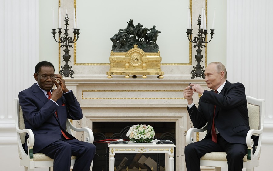 Mercenarios del Gruo Wagner protegen al presidente Obiang