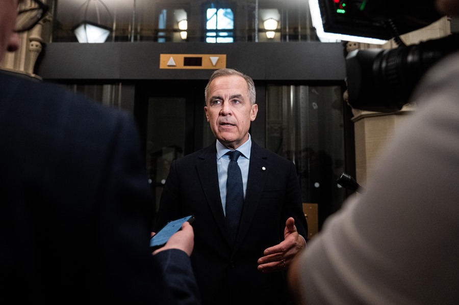 El nuevo primer ministro de Canadá, Mark Carney, el 10 de marzo de 2025, en Ottawa. EFE/Spencer Colby