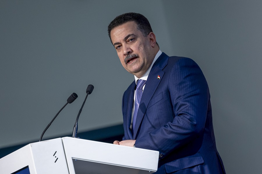 El primer ministro de Irak, Mohammed Shia' Al Sudani.