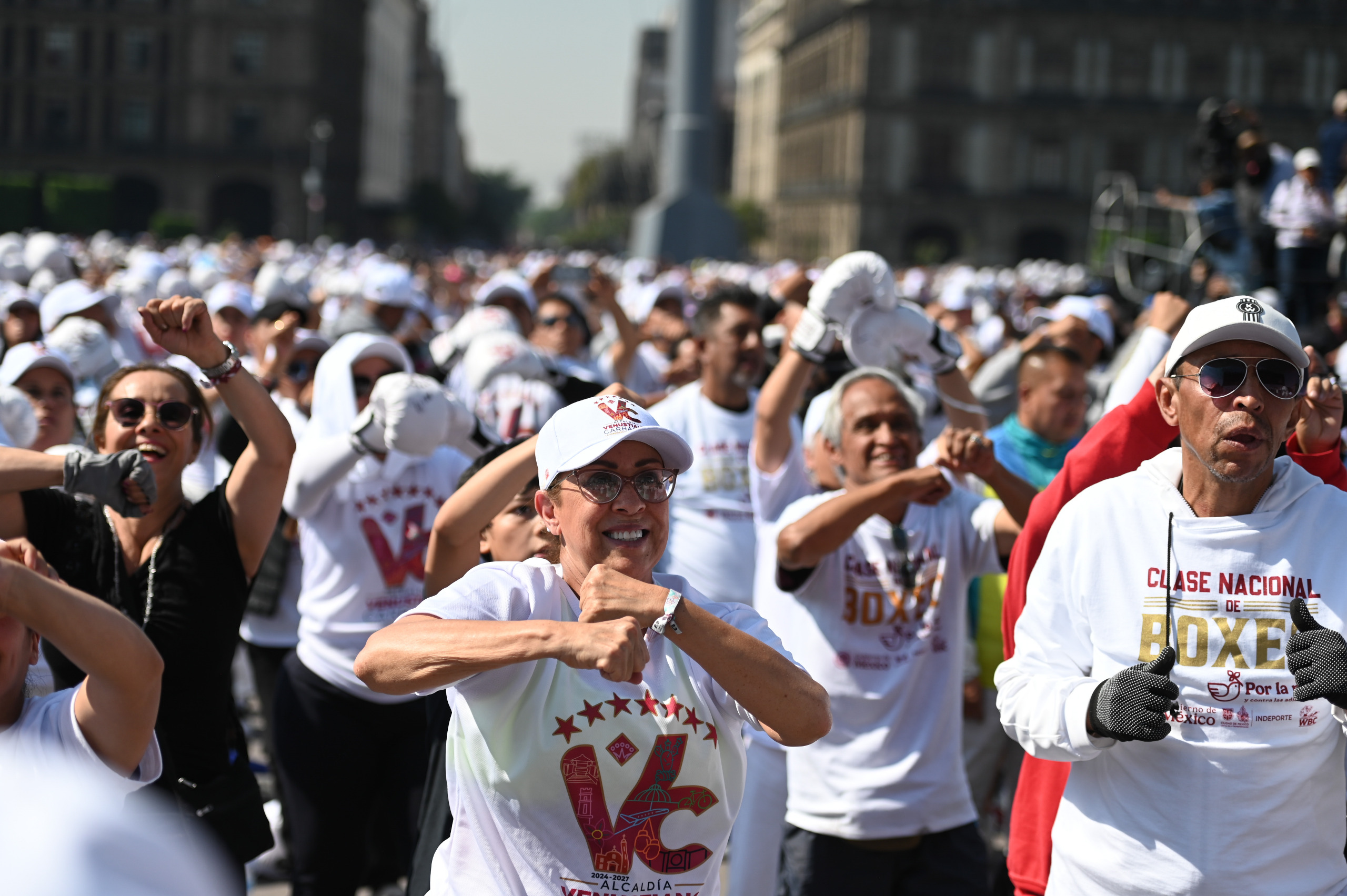 #FOTOS Así se vivió la Clase Nacional de Boxeo en el Zócalo - clase-nacional-de-boxeo5