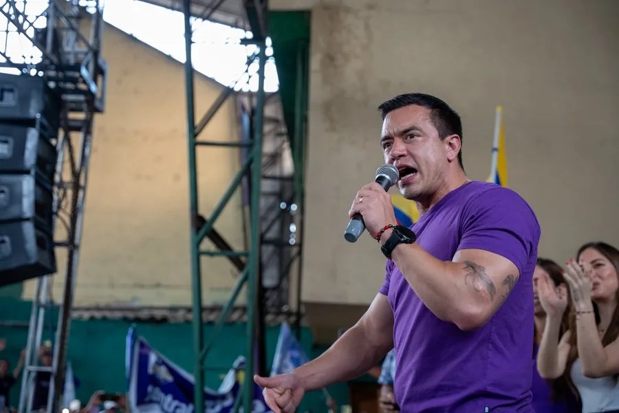 daniel_noboa_campana Noboa, el presidente 'milenial' que quiere marcar una época en Ecuador con "mano dura"