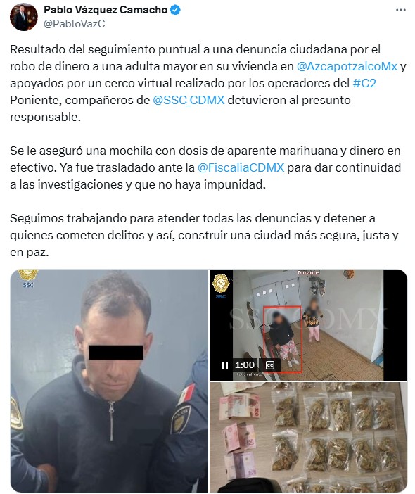 Detienen a agresor de adulta mayor en Azcapotzalco - detencion-de-agresor-de-adulta-mayor-en-azcapotzalco