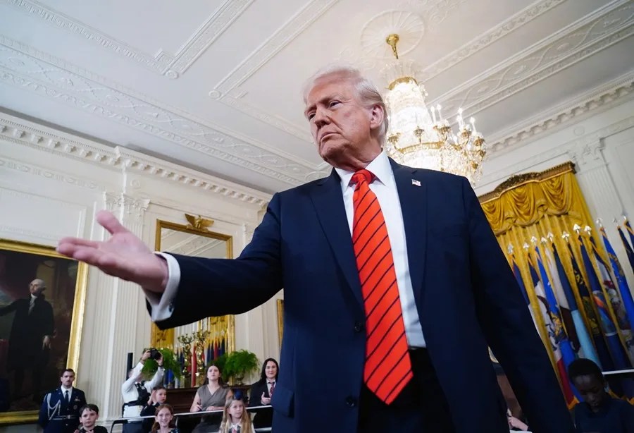 trump-aprobacion2 El presidente de Estados Unidos, Donald Trump, quien ha visto caer su porcentaje de aprobación en los últimos meses.