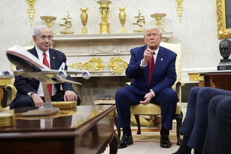 trump_netanyahu_archivo Trump habla con Netanyahu sobre aranceles e Irán y dice que están del mismo lado