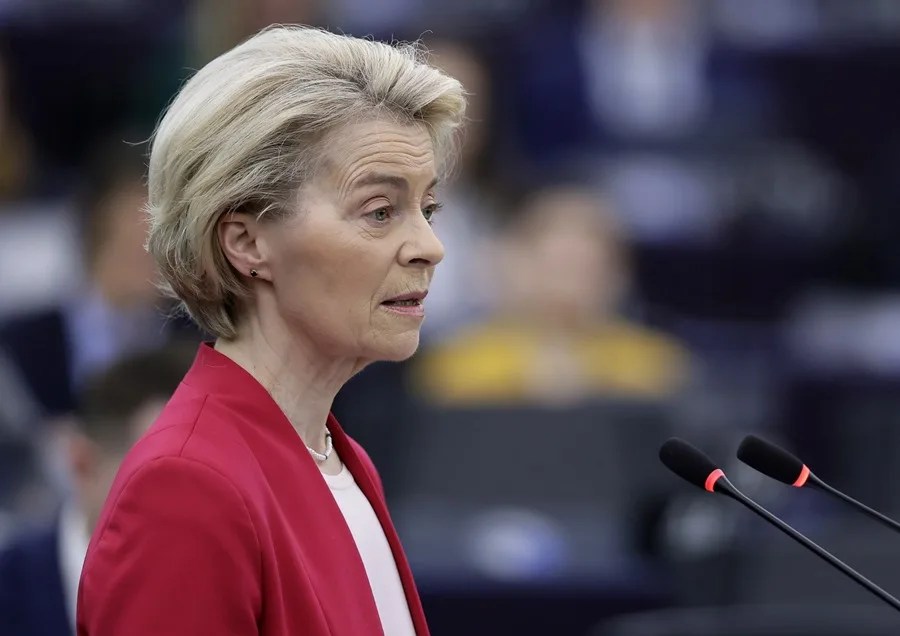victimas-dana2 Fotografía de archivo de la presidenta de la Comisión Europea, Ursula von der Leyen, quien se reunirá con víctimas de la dana en Bruselas. EFE/Ronald Wittek
