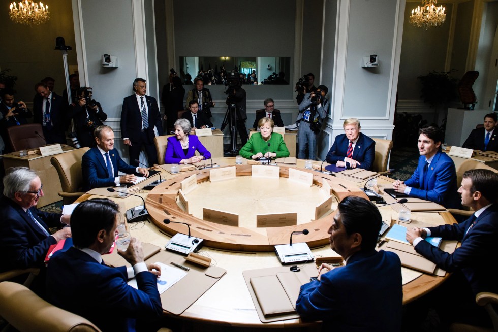 cumbre-g7-2018 Imagen de archivo de la cumbre del G7 en 2018. EFE/EPA/Clemens Bilan