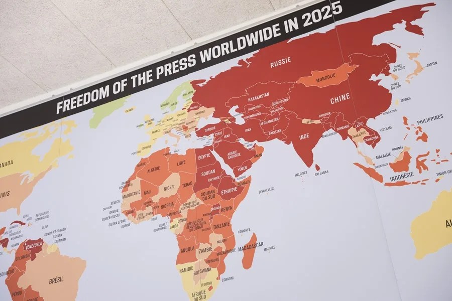 Situación de la libertad de prensa en el mundo