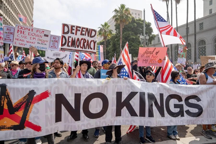 marcha Trump protesta