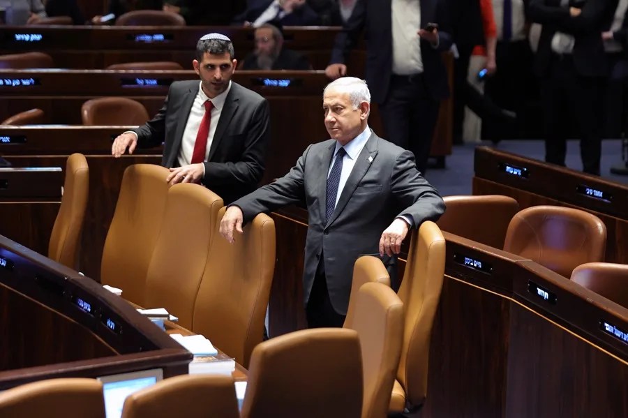 netanyahu_parlamento_israel La votación preliminar para disolver el Parlamento de Israel no logra los apoyos suficientes
