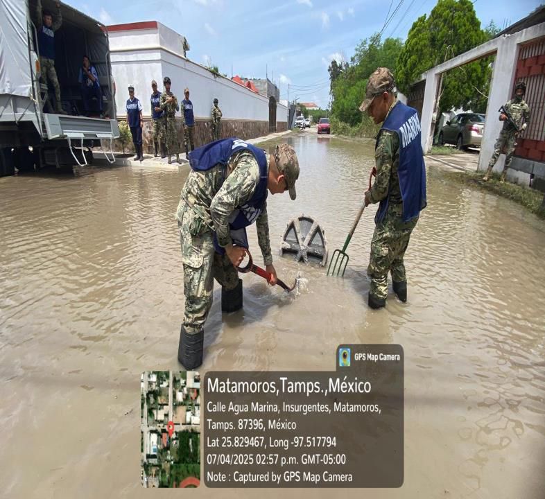 Plan Marina apoya en Tamaulipas y Veracruz tras paso de 'Barry' - plan-marina-en-veracruz-y-tamaulipas